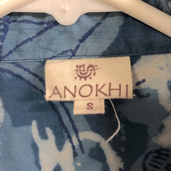 Anokhi Cover-Up Batik Print Cotton Small - Picture 3 of 7